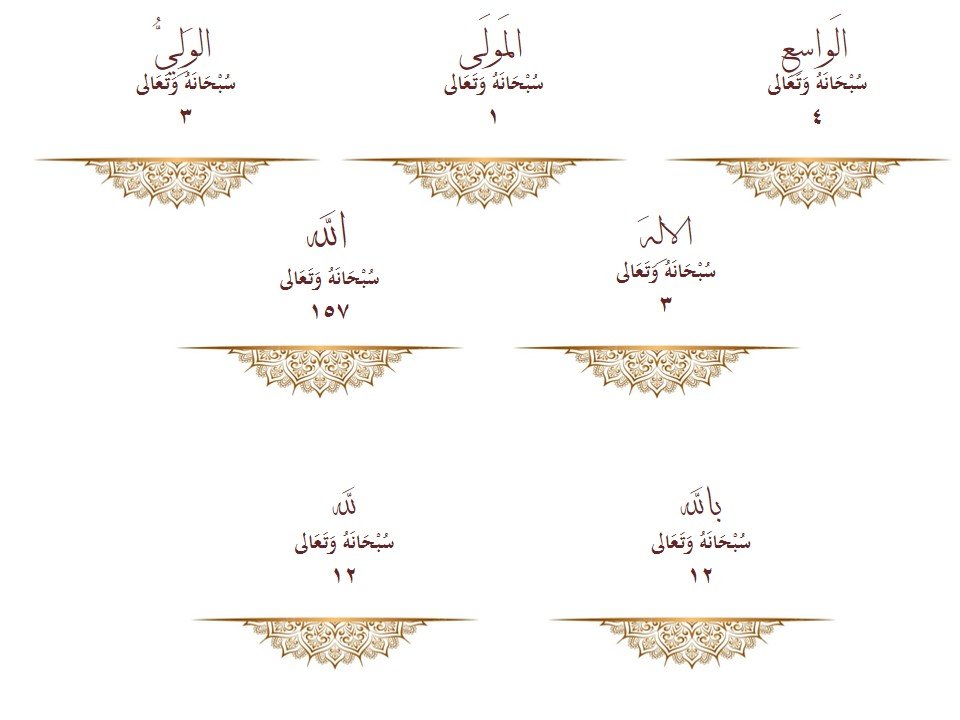 ألاسماء الحسنى في سورة البقرة